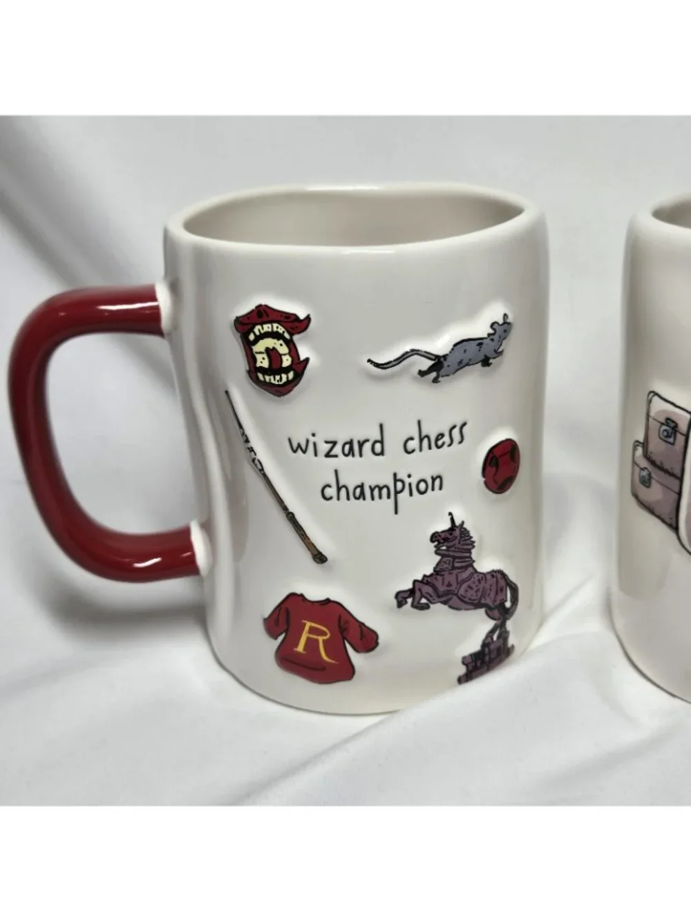 Rae Dunn Harry Potter 2 Mugs Welcome To Hogwarts & Ron Weasley